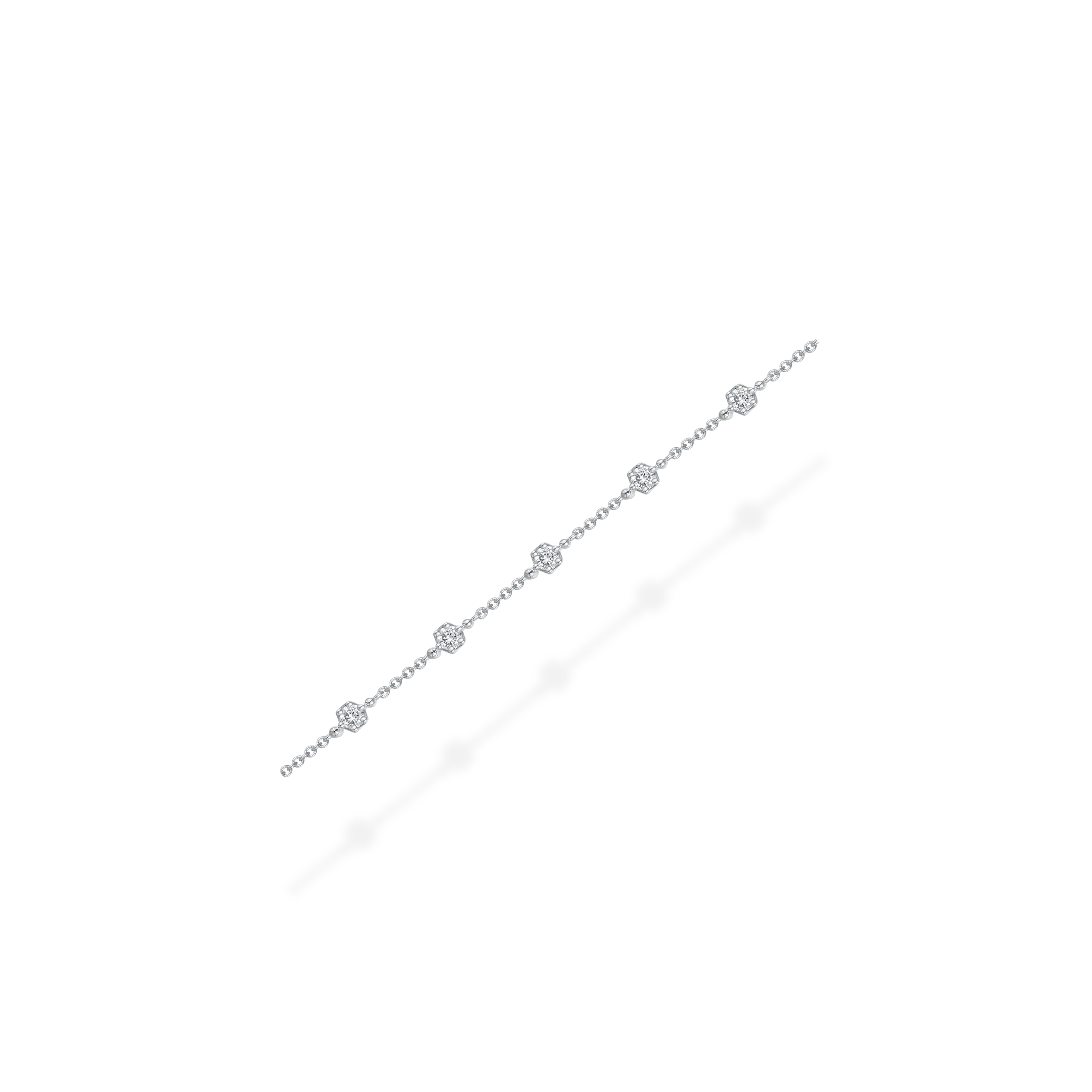Twinkle by the yard diamond bracelet